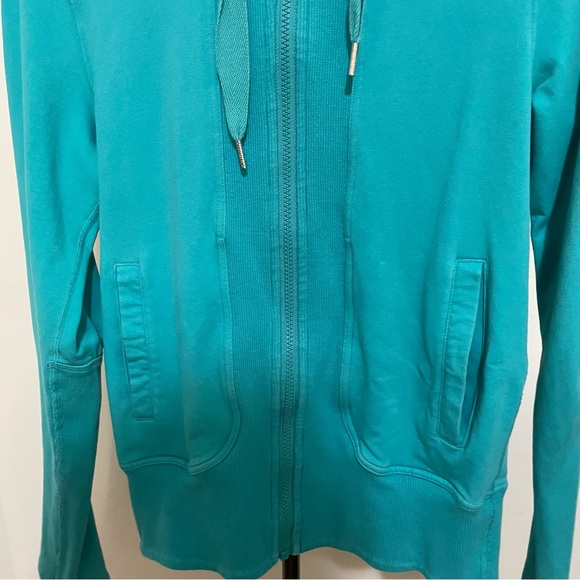 Lululemon Hooded Zip up Jacket Blue | Sz 6 - Picture 3 of 12